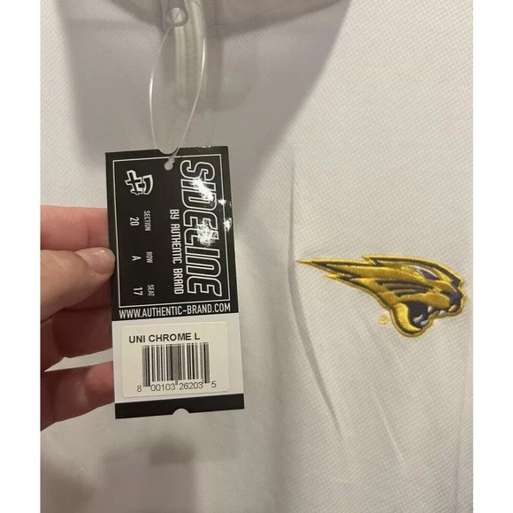 NWT Northern Iowa Panthers Sideline By Authentic 1/4 Zip Pullover Mens Sz Large - Picture 3 of 6